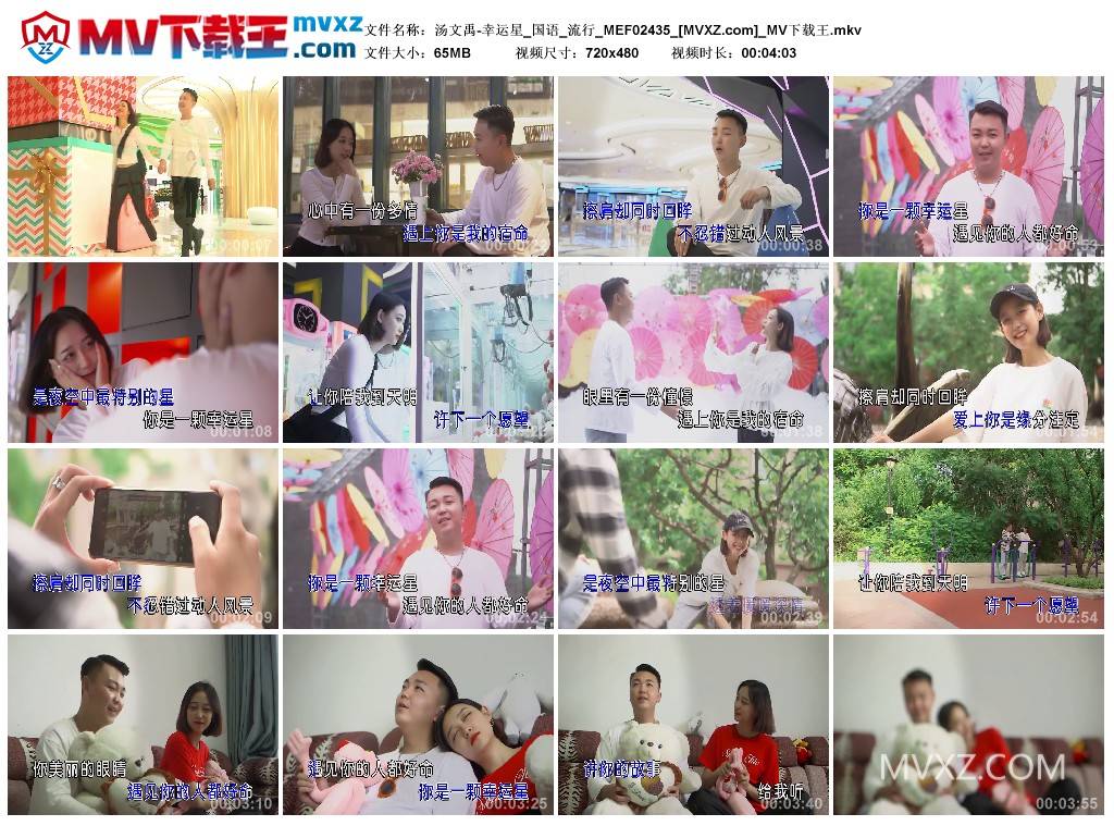 汤文禹-幸运星_国语_流行_MEF02435